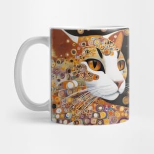 Klimt Cat with Almond Eyes Mug